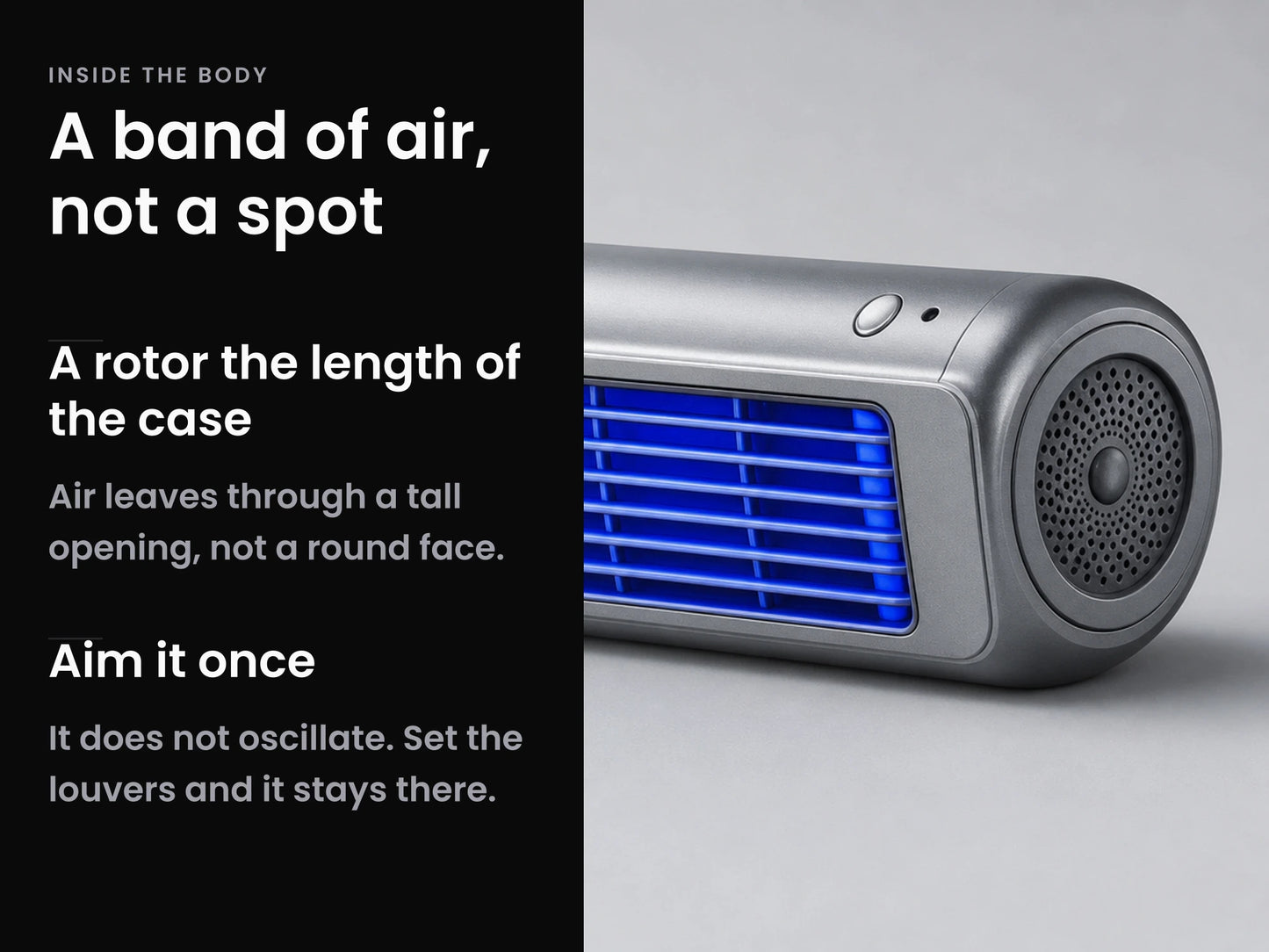 What the Froza is: a rotor the length of the case