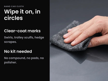 NanoPolix — Nano-coated car scratch-repair cloth