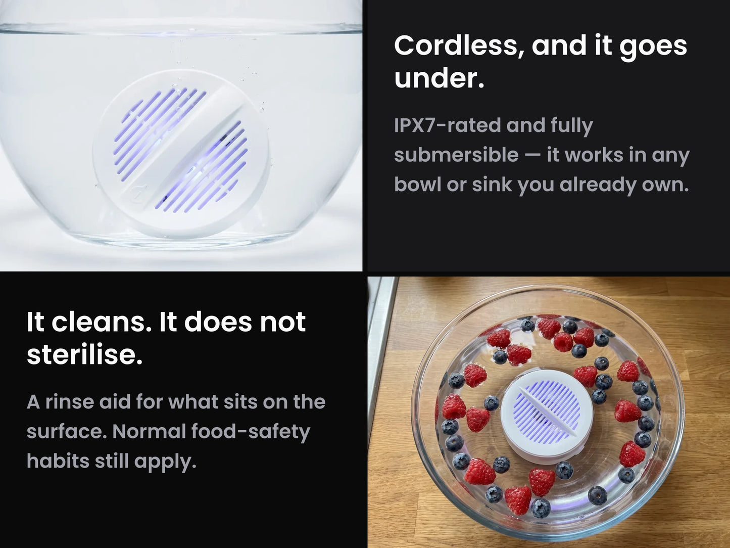 PuriBreeze — Cordless OH-ion produce purifier