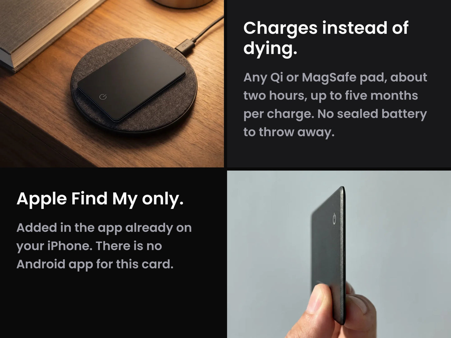 Tagsley — Ultra-slim Find My tracking card