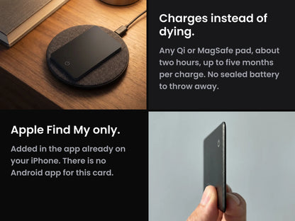 Tagsley — Ultra-slim Find My tracking card